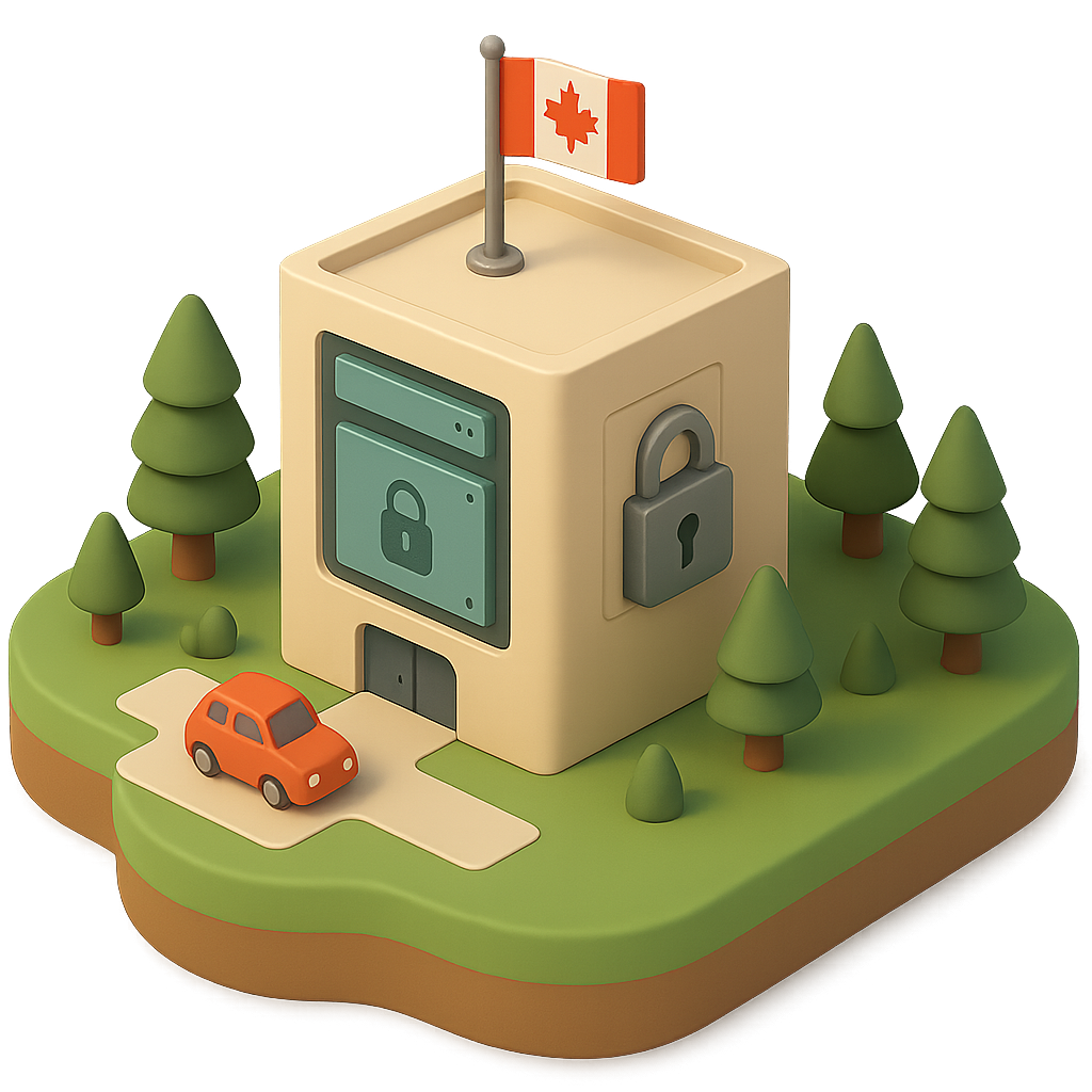 Canadian Data Center Illustration